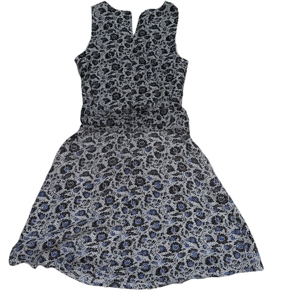 Gap Floral Sleeveless Dress Zipper Back Attached Ties at Waist Fully Lined NWT - Picture 1 of 13